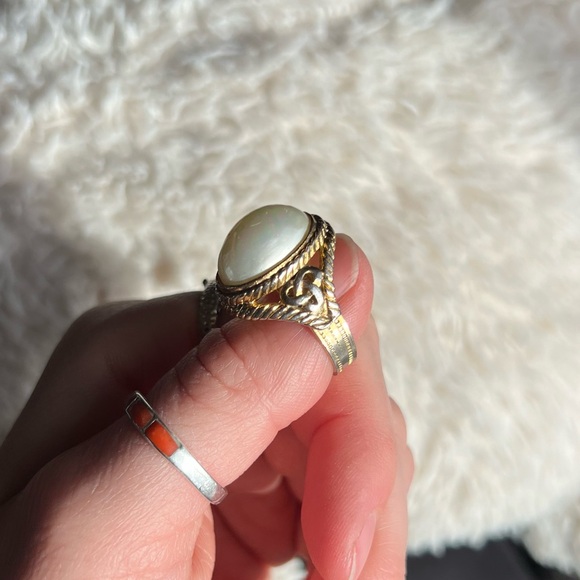 Vintage Mabe Pearl Ring - Picture 13 of 13